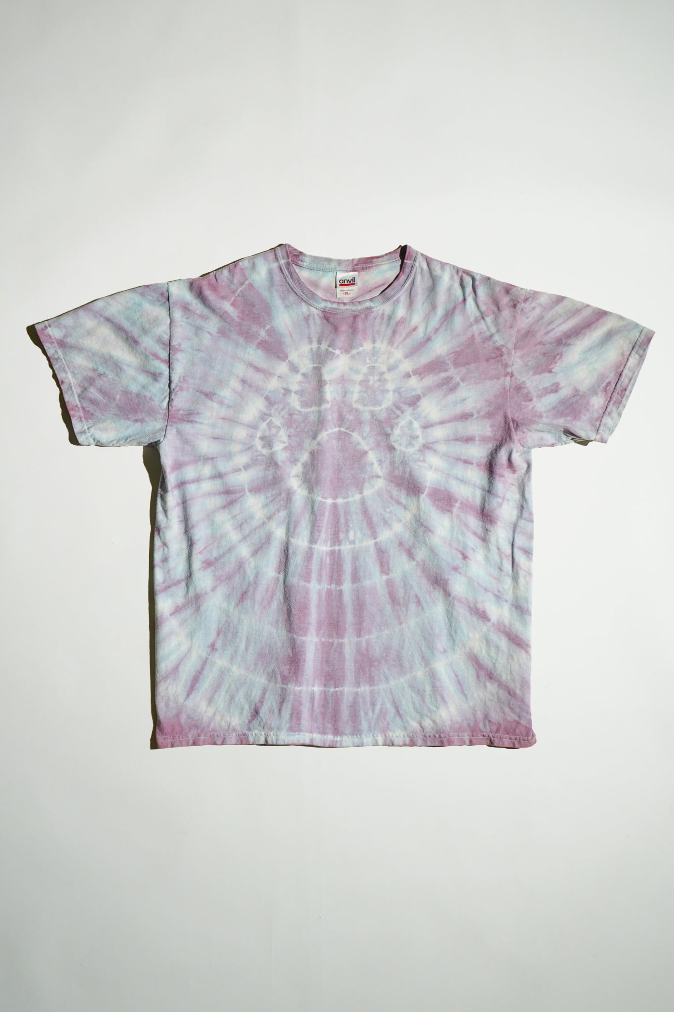 Abstract Cool Toned Tie Dye Vintage T Shirt